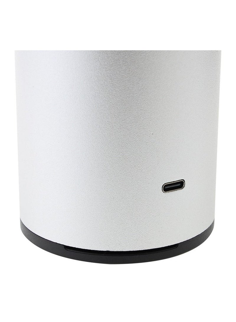 New Style Portable USB Type-C Power Rechargeable Electric Incense Burner silver - Image 3