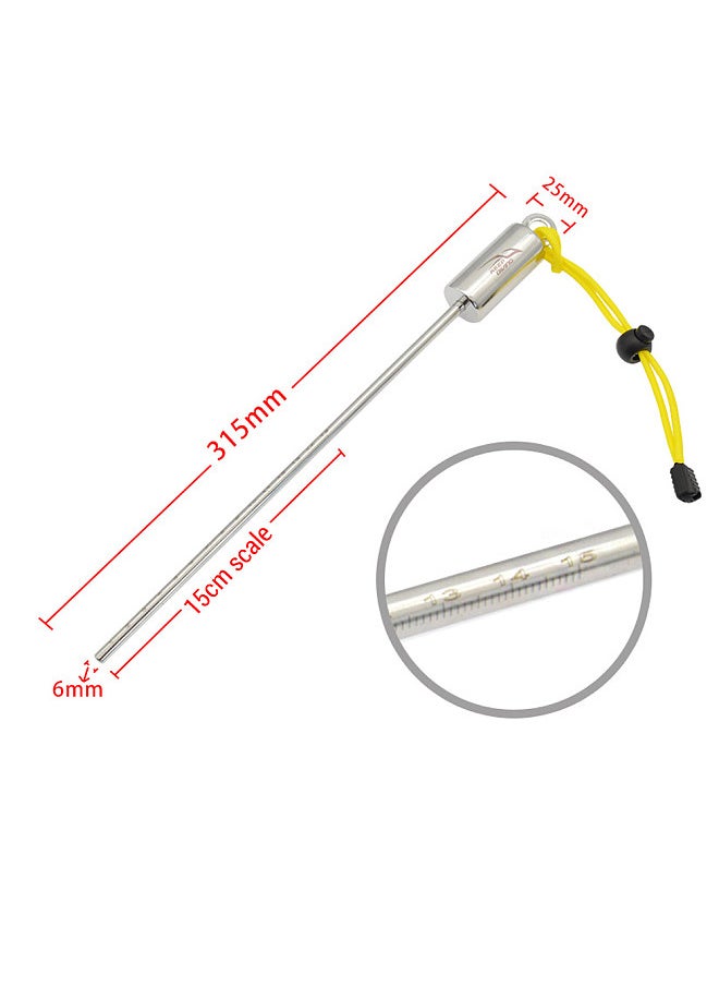 Generic - Scuba Diving Pointer Underwater Stainless Steel Tickle Stick with Lanyard for Scuba Diving - Image 1