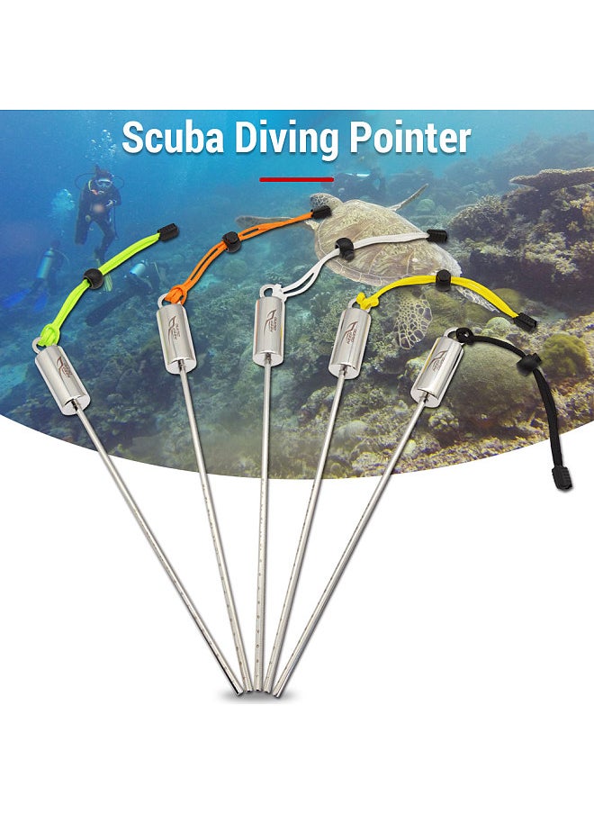 Generic - Scuba Diving Pointer Underwater Stainless Steel Tickle Stick with Lanyard for Scuba Diving - Image 1