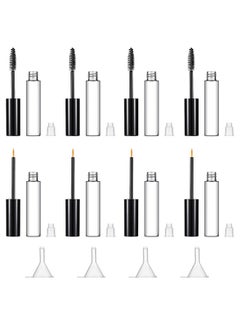 Patelai 12 Pieces 10 Ml Empty Mascara Tubes Eyelash Serum Tubes And Eyeliner Tubes Set Includes 4 Eyelash Cream Container Bottle 4 Liquid Eyeliner Mascara Container 4 Funnels For Castor Oil Diy Mascara  - Image 2