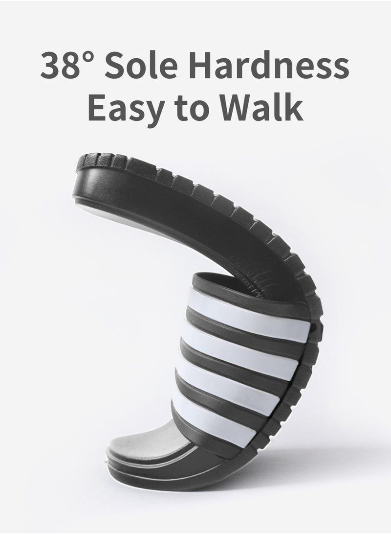 Rock Pow Unisex-adult Slide Sandal Bathroom Shower Slippers Anti-slip Lightweight Soft Home Slipper for  Men Indoor & Outdoor - Image 3