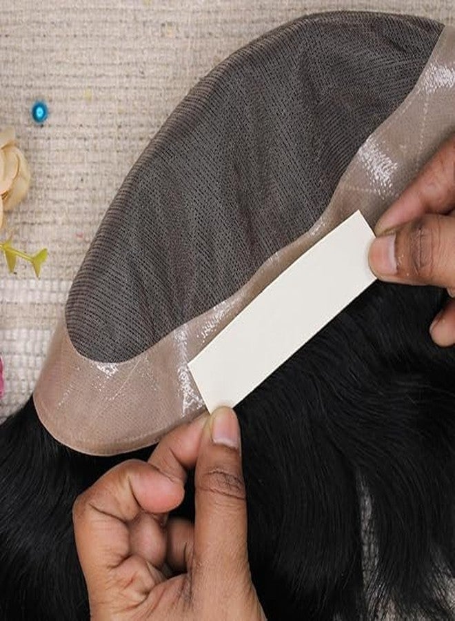 إيكان شريط لاصق مزدوج الجوانب مقاوم للماء من إيكان لتثبيت الشعر المستعار والوصلات الشعرية للرجال والنساء، عبوة من قطعة واحدة (شريط أصفر) - Image 4