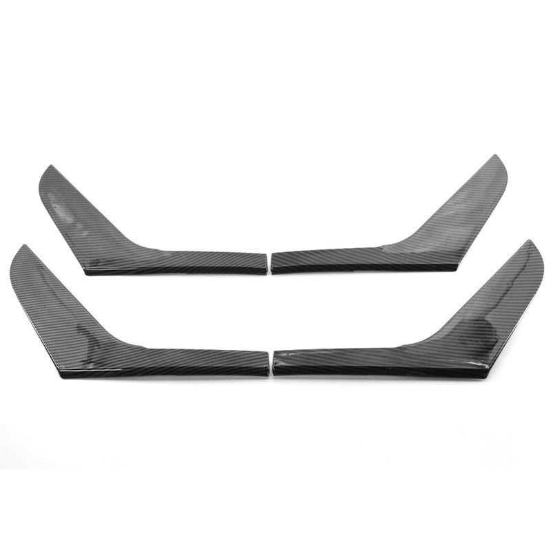4 Pcs Carbon Fiber Interior Door Armrest Cover Trim Replacement For Volkswagen Golf MK6 2010-2013 - Image 1