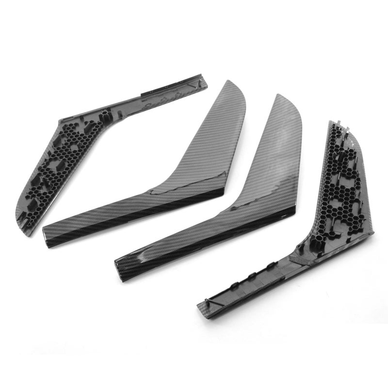 4 Pcs Carbon Fiber Interior Door Armrest Cover Trim Replacement For Volkswagen Golf MK6 2010-2013 - Image 5