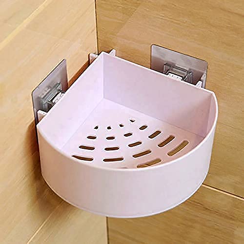 Medigo Wall Shelves Kitchen Bathroom Shelf SelfAdhesive Sticker Hooks Multipurpose Wall Holder Bathroom Storage Rack Box Strong Shower Rack Shelf 2 Bathroom Shelf 2 Corner Shelf - Image 5