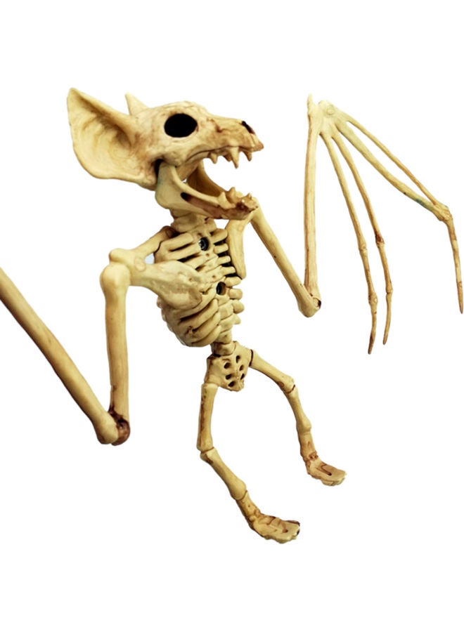 إسكدنيا هيكل عظمي لخفاش يغلق للزينة بيج - Image 2