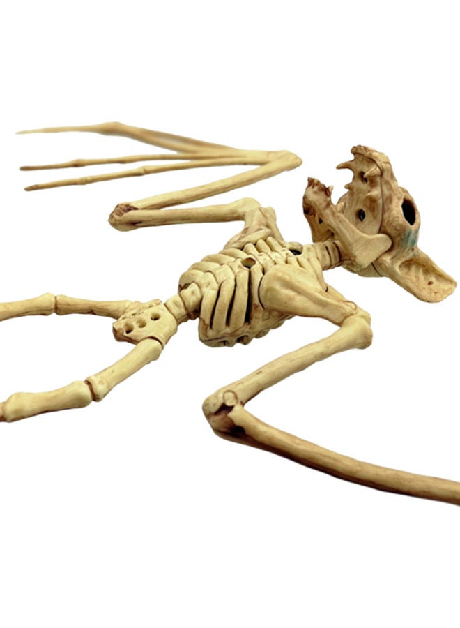 إسكدنيا هيكل عظمي لخفاش يغلق للزينة بيج - Image 3