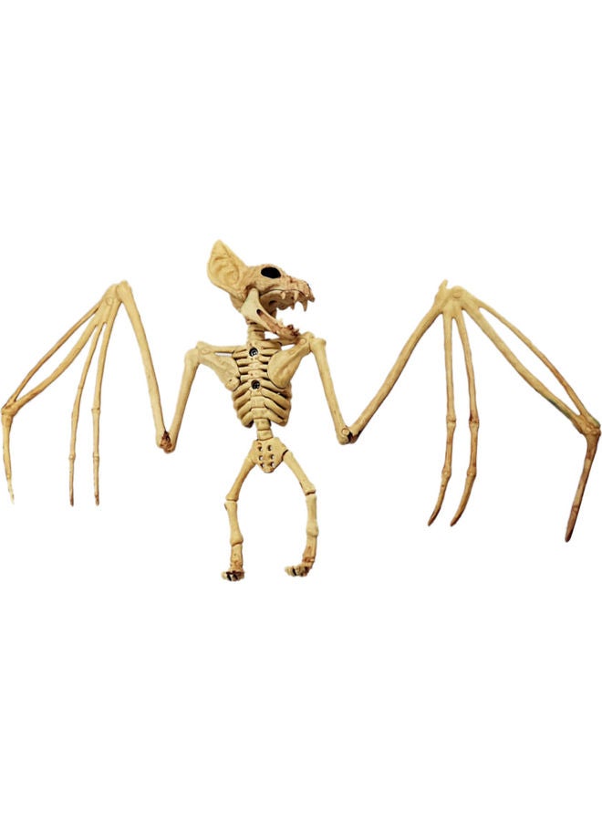 إسكدنيا هيكل عظمي لخفاش يغلق للزينة بيج - Image 1