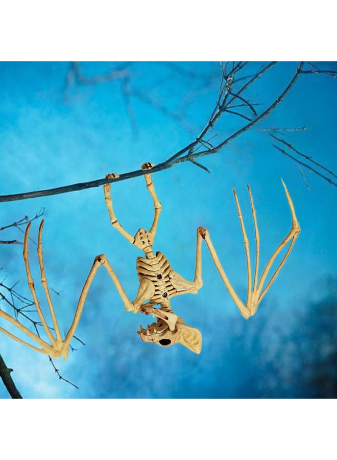 إسكدنيا هيكل عظمي لخفاش يغلق للزينة بيج - Image 4