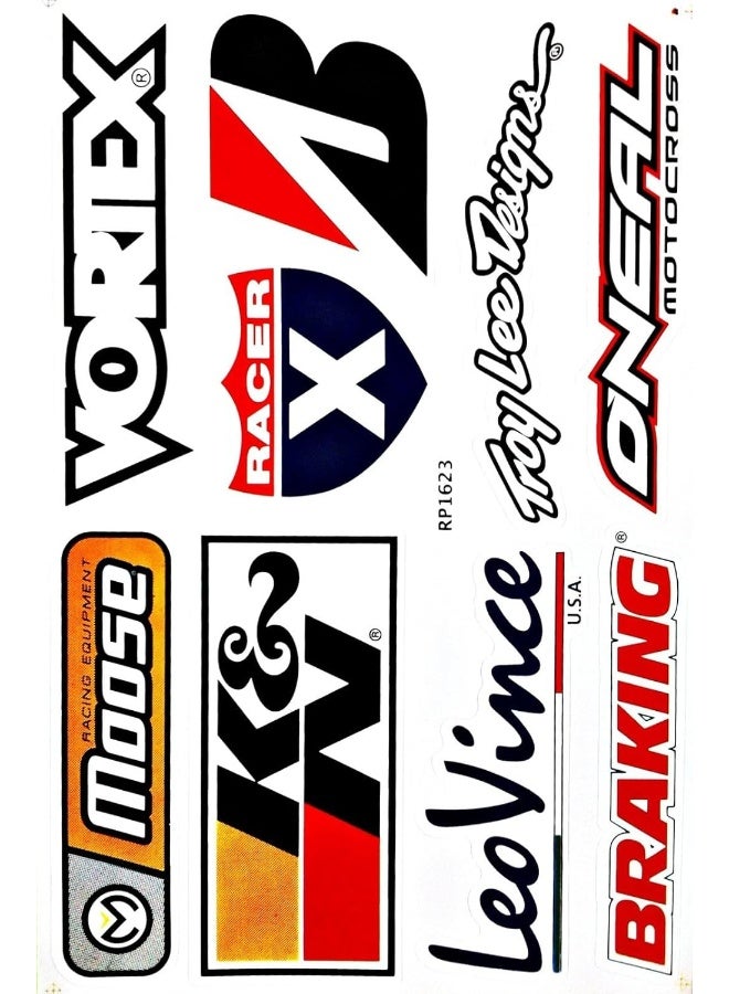 Anki Cars Motorsport Nos Gulf Hot Rod Nascar Drag Racing Lot 6 Vinyl Graphic Decals Stickers D6094 - Image 4