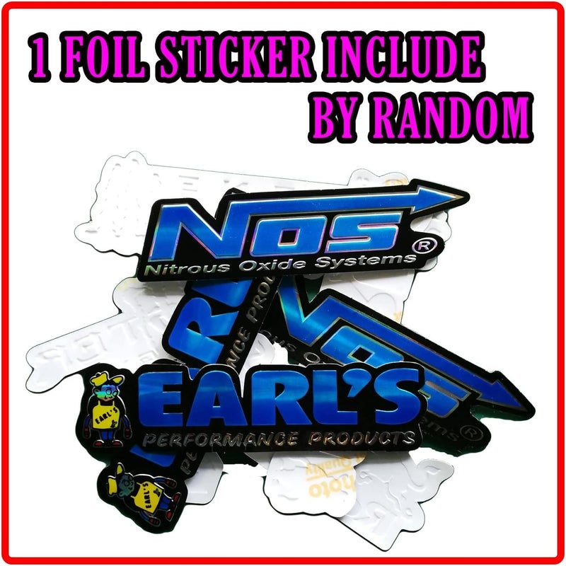 Anki Cars Motorsport Nos Gulf Hot Rod Nascar Drag Racing Lot 6 Vinyl Graphic Decals Stickers D6094 - Image 2