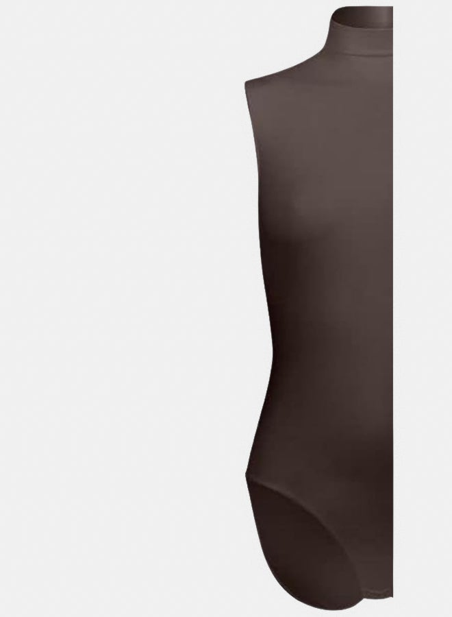 Silvy Lycra Wave1 High Neck Sleeveless Bodysuit Underwear For Women - Image 3