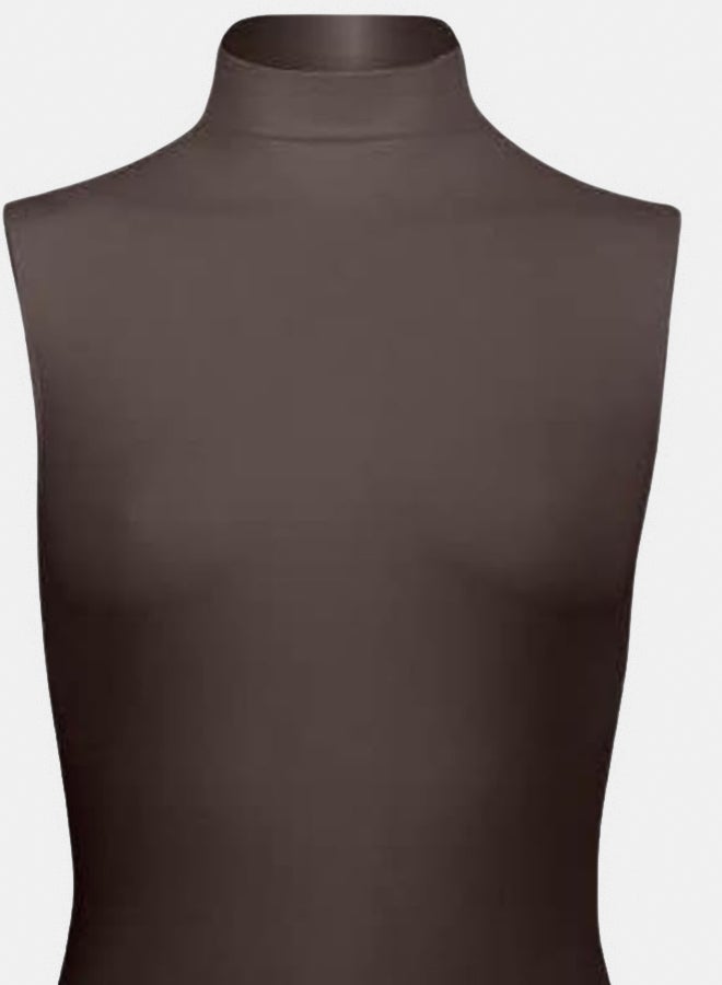 Silvy Lycra Wave1 High Neck Sleeveless Bodysuit Underwear For Women - Image 2