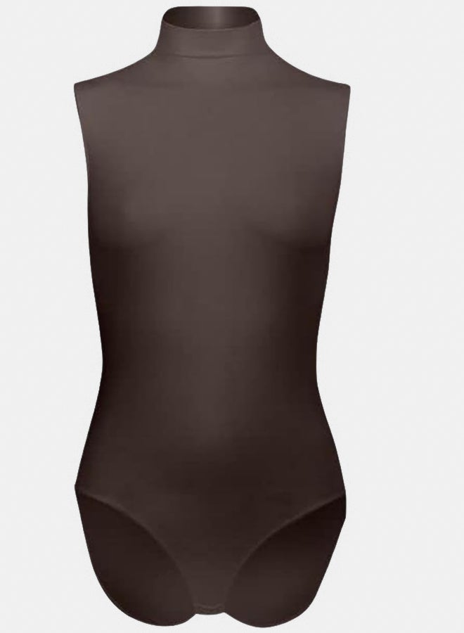 Silvy Lycra Wave1 High Neck Sleeveless Bodysuit Underwear For Women - Image 1