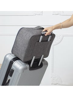 XiuWoo Portable Large Flying Carryon Shoe Luggage, Shoes Storage Organizer, Multipurpose Travelling Shoe Holder Storage Bag, Footwear Organizer Pouch, Travel Shoe Bags for 3 Pair of Shoes with Handle  - Image 5