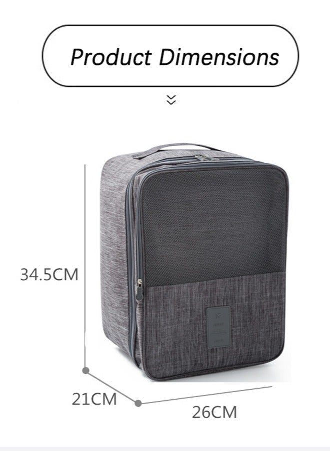 Portable Large Flying Carryon Shoe Luggage, Shoes Storage Organizer, Multipurpose Travelling Shoe Holder Storage Bag, Footwear Organizer Pouch, Travel Shoe Bags for 3 Pair of Shoes with Handle