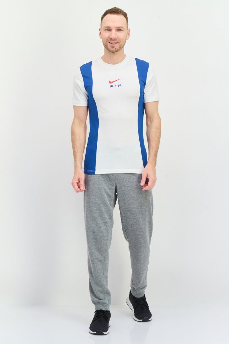 Nike Men Sportswear Fit Short Sleeve Outdoor T-Shirt, White - Image 4