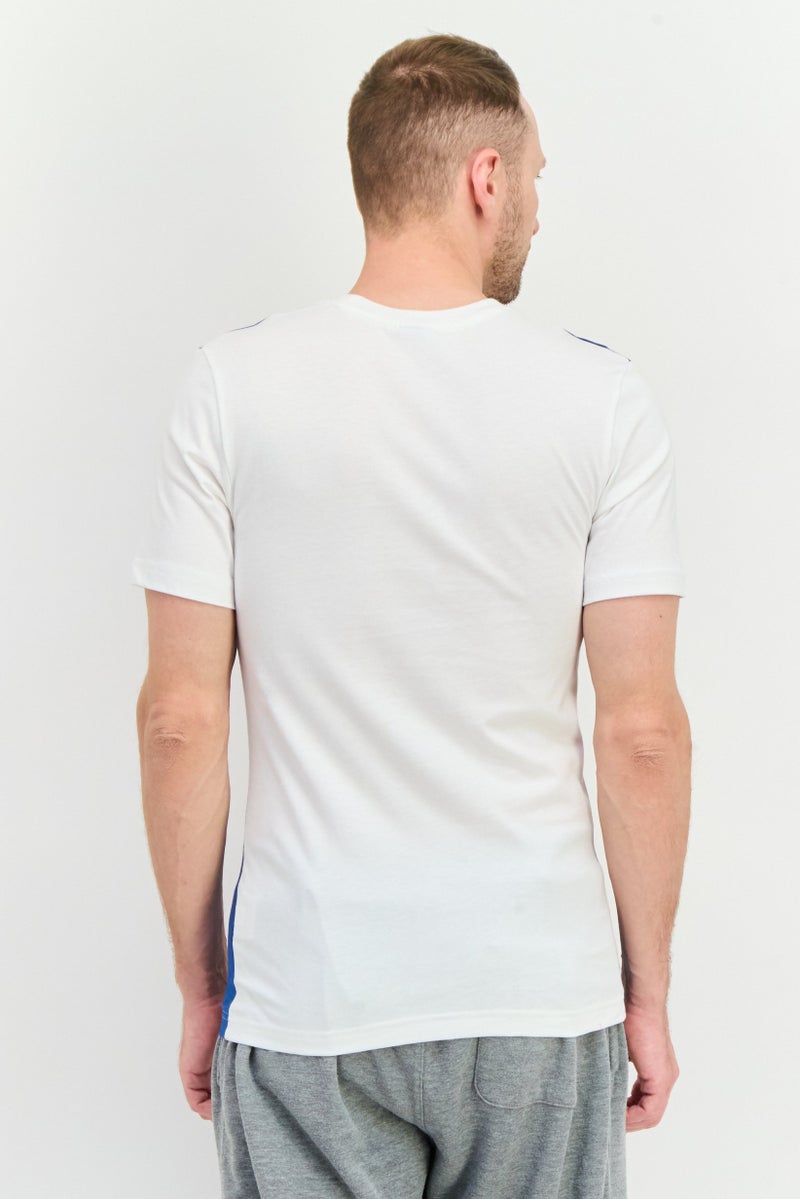 Nike Men Sportswear Fit Short Sleeve Outdoor T-Shirt, White - Image 2