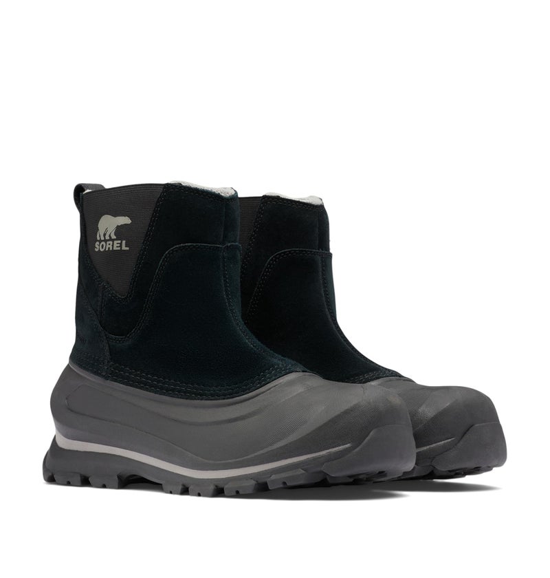 SOREL Men's Buxton Pull On Waterproof Boot - Black, Quarry - 11 - Image 3