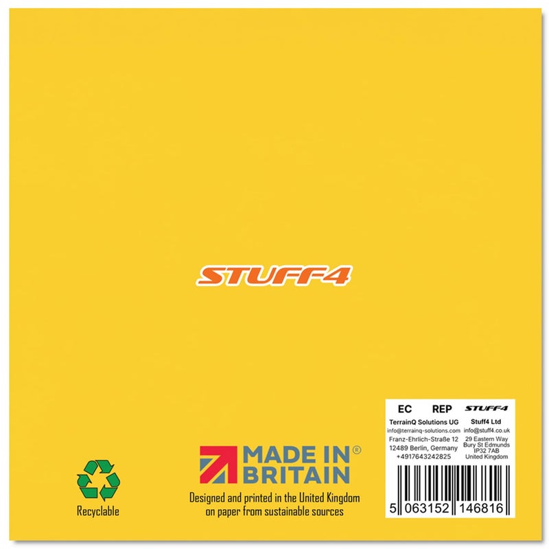 Stuff4 بطاقات عيد ميلاد الجمل من Stuff4 لها - هرم حيوانات الحفلات - بطاقة عيد ميلاد سعيد للأم والأب والأخ والأخت والعمة وابن العم وصديق العائلة وزميل العائلة 5.7 × 5.7 بوصة بطاقات تهنئة بعيد الميلاد - Image 2