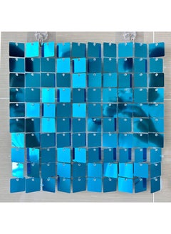 Generic Sequin Wall Panels for Party Decor JX-2257 Lake Blue 