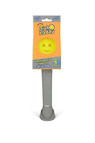 Scrub Daddy Self- Standing Soap Dispensing Dishwand, Silver - Image 1