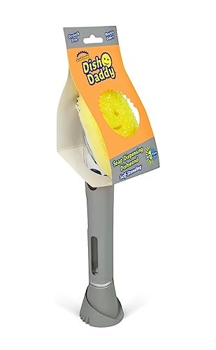Scrub Daddy Self- Standing Soap Dispensing Dishwand, Silver - Image 4