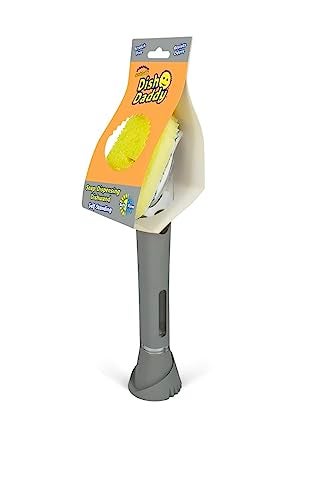 Scrub Daddy Self- Standing Soap Dispensing Dishwand, Silver - Image 3
