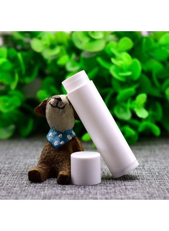 ericotry 50Pcs Lip Balm Tubes Empty Refillable Lip Salve Tubes Mold With Caps Sample Packing Vials Dispenser For Diy Lipstick Cosmetics (White)  - Image 4