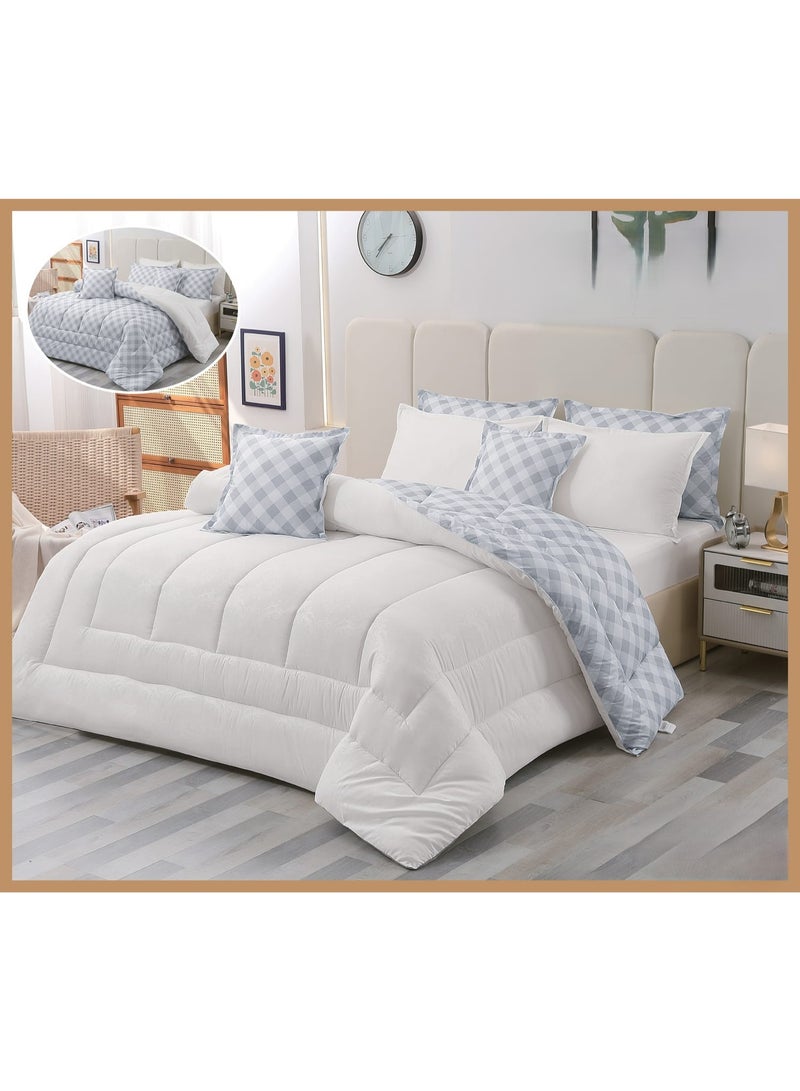 Silk Luxury royal double-sided microfiber bedspread, 240*260 cm  - Image 1