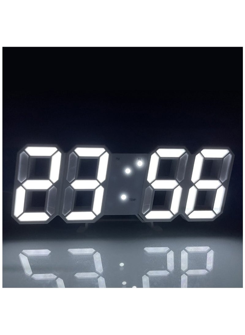 توراتس الساخنة مبيعات 3D المنبه الرقمي الإبداعية الذكية حساسة للضوء LED ساعة معلقة النسخة الكورية من المنبه الإلكتروني للطلاب