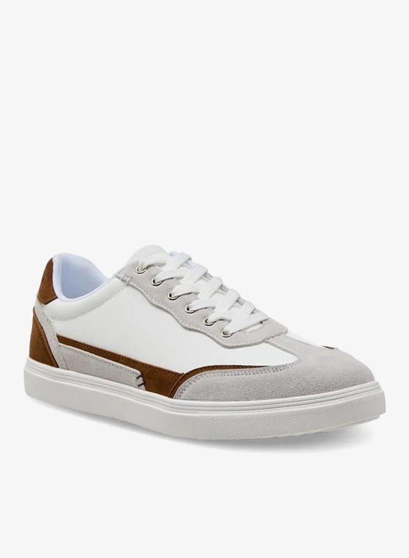 ال بي ال من شو اكسبرس Men Panelled Lace-Up Sneakers