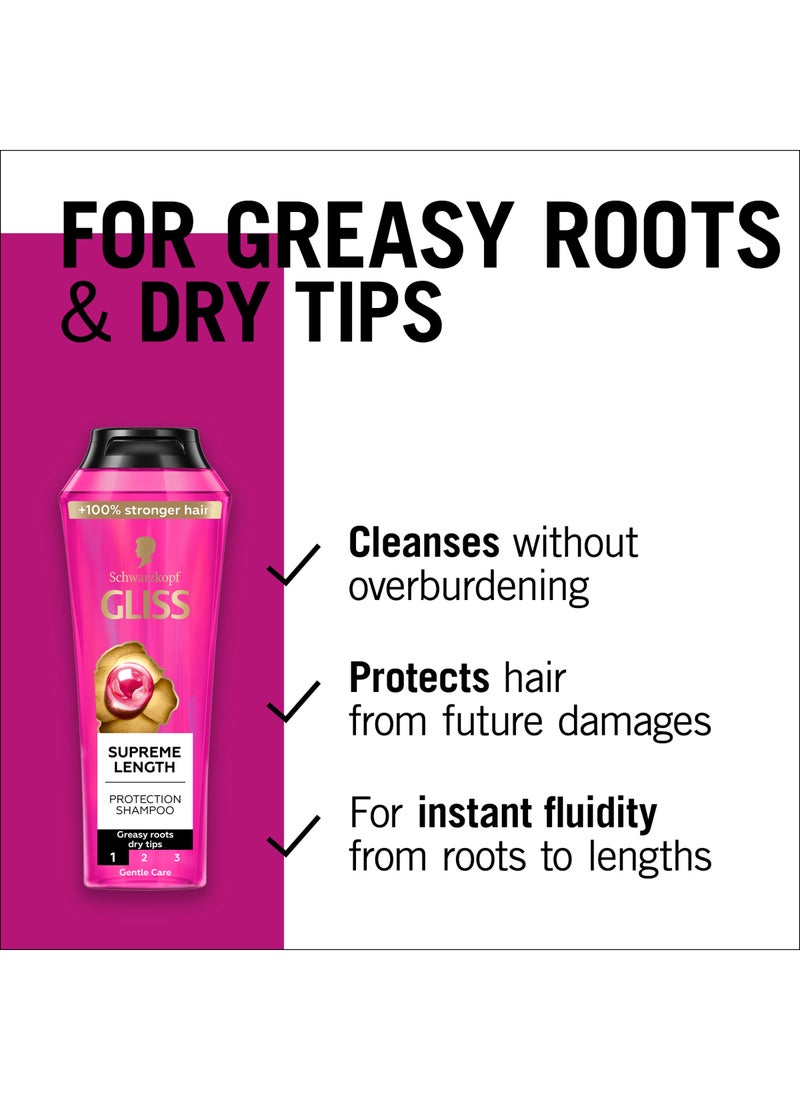 Gliss Supreme Length - Protection Shampoo 400ml - Image 4