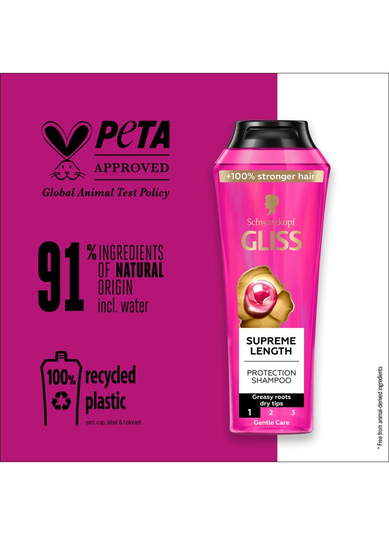 Gliss Supreme Length - Protection Shampoo 400ml - Image 5