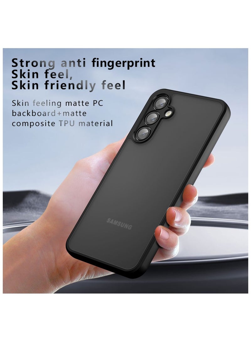 غطاء حماية لهاتف سامسونج جالاكسي A26 5G خلفية شفافة غير لامعة، غطاء هاتف نحيف، مضاد لبصمات الأصابع، حماية من السقوط - Image 4