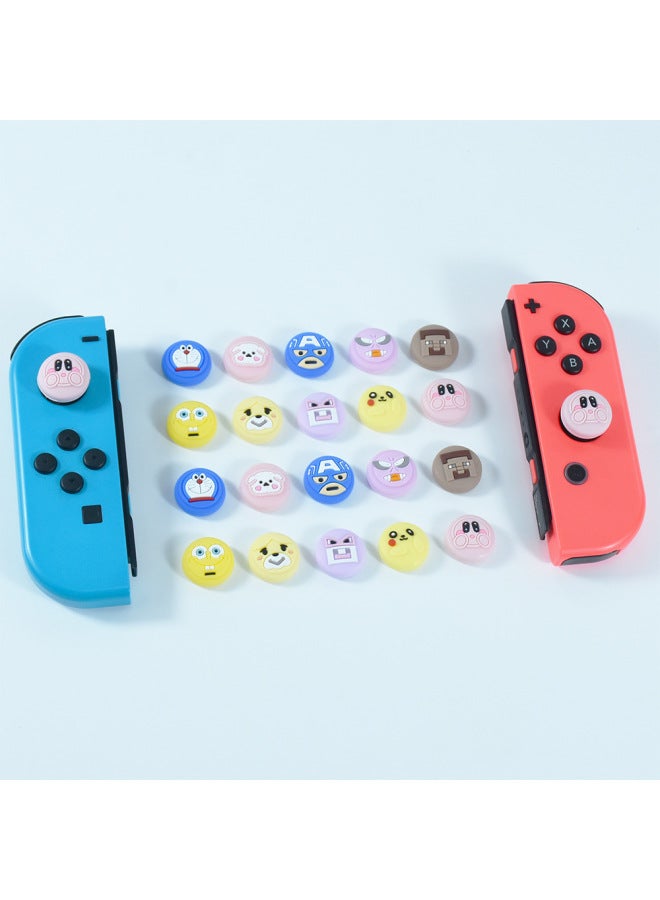 غطاء حماية من السيليكون المقاوم للانزلاق بمقبض من نينتندو سويتش، لون المنتج: sw-05 - Image 3