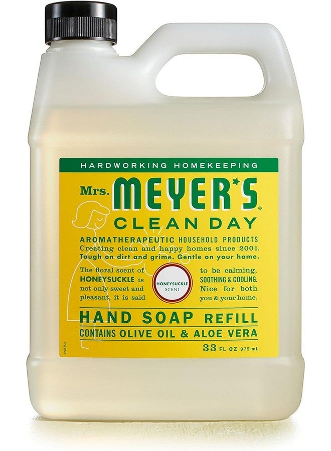 MRS. MEYER'S CLEAN DAY Liquid Hand Soap Refill, Honeysuckle, 33 Oz