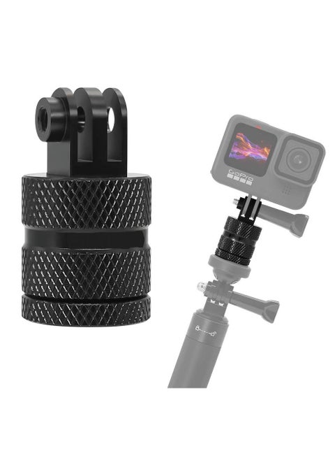1/4 Inch Interface Camera Mount Phone Mount 360 Degree Swivel Tripod Mount Adapter Mounting Kit for Gopro Hero 9/8/7/6/5, Little Art 4k and Other Standard 1/4 Accessories