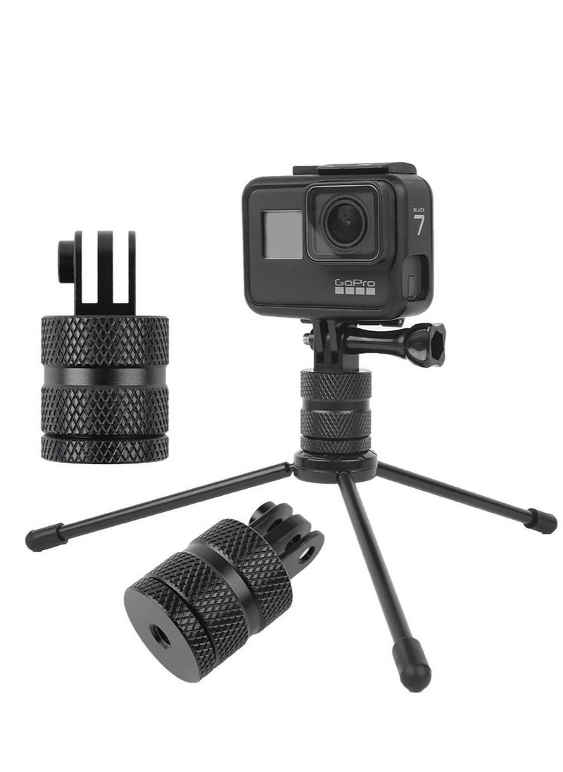 KASTWAVE - 1/4 Inch Interface Camera Mount Phone Mount 360 Degree Swivel Tripod Mount Adapter Mounting Kit for Gopro Hero 9/8/7/6/5, Little Art 4k and Other Standard 1/4 Accessories - Image 1