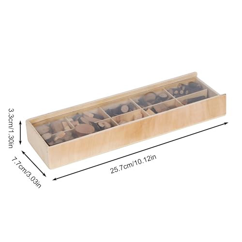 Candywood Wooden Unfinished Craft Kits ToyUnfinished Natural Wood Slices Loose Part PlayDIY Wood Slices Kit for Toddler 3 UN_S - Image 5