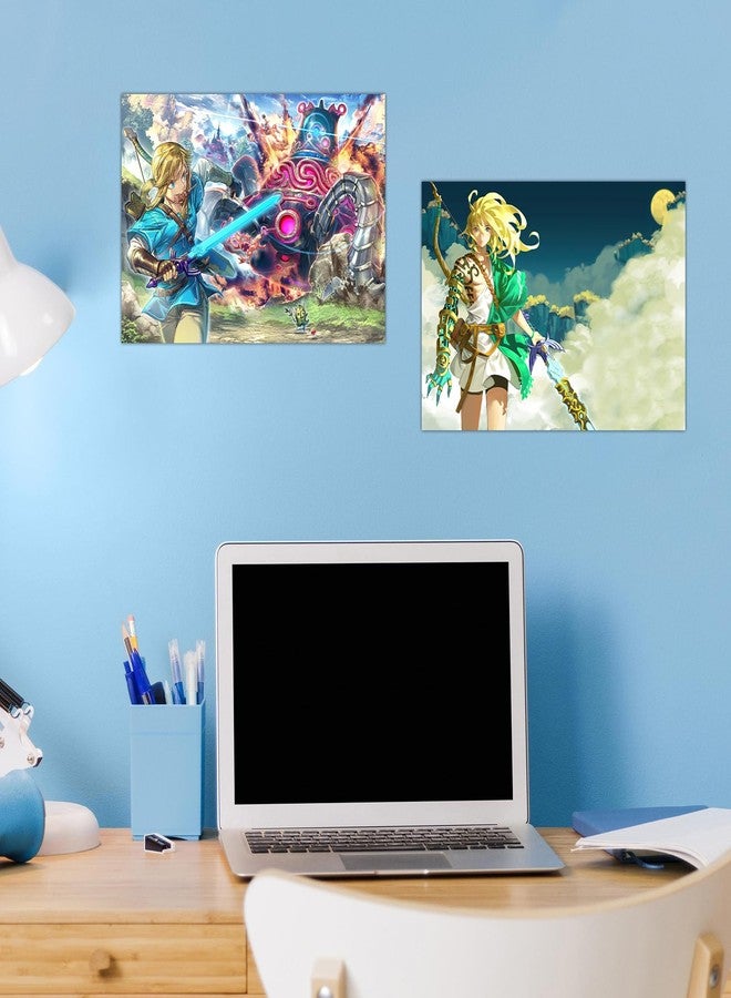 Pounchi Adventure Video Game Posters (8 Pcs with Glue Dots) 11.2" x 16.5" Cartoon HD Printing Poster Unframed Version for Room Bedroom Club Wall Art Decor for Teens - Image 5