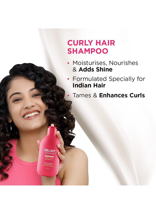 BBLUNT Curly Hair Shampoo With Coconut Water & Jojoba Oil 300 Ml - Image 5