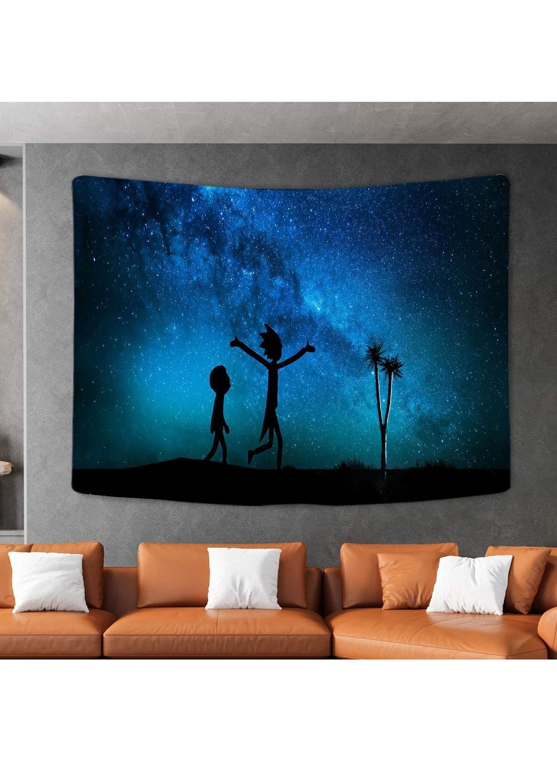 Y&D Hippy Art Wall Decorative Cloth Cartoon Tapestry Tapestry Room Background Cloth Tapestry