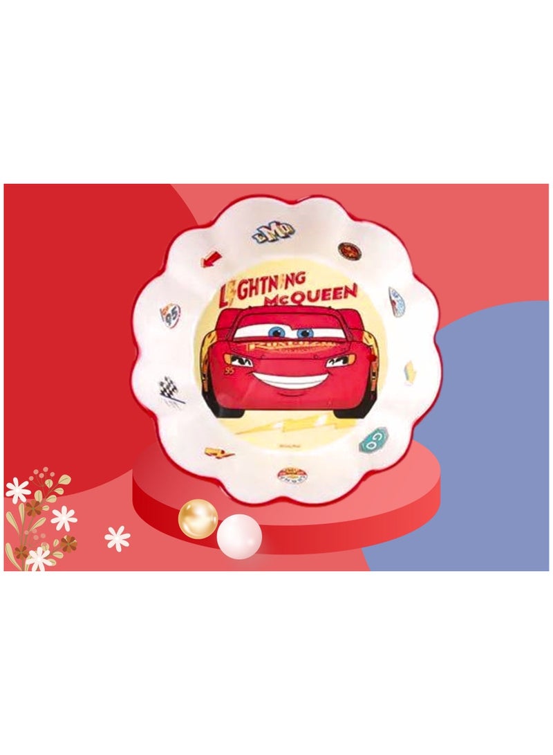 Disney Melamine Resin Lace Bowl Heat-Resistant, Bowl Anti-fall And Anti-scalding Tableware (Mc queen) - Image 1