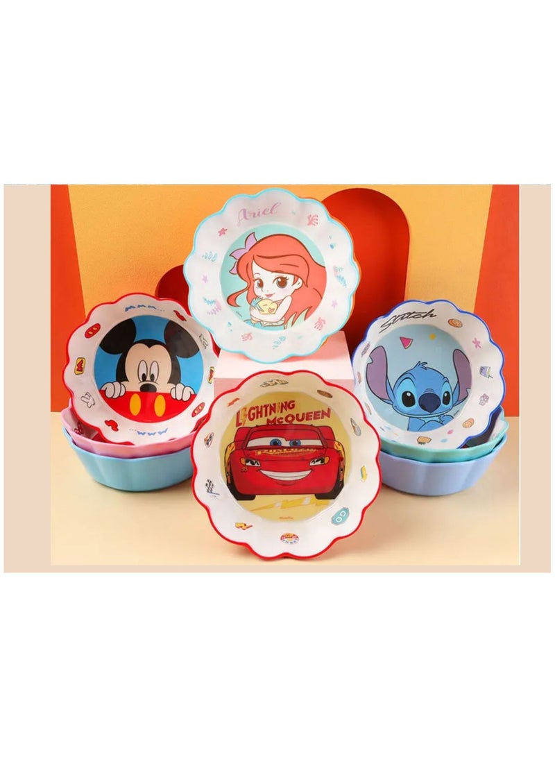 Disney Melamine Resin Lace Bowl Heat-Resistant, Bowl Anti-fall And Anti-scalding Tableware (Mc queen) - Image 4
