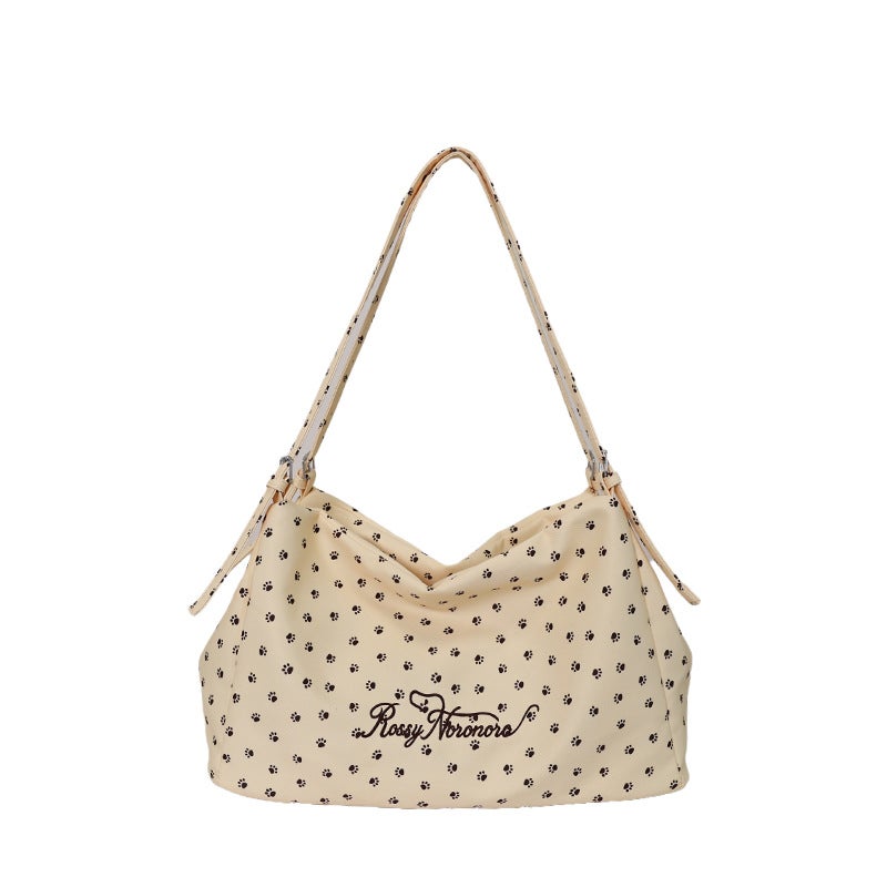Pink Star Drawstring Tote Bag - Image 1
