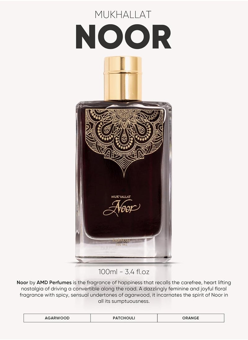 عطور ايه ام دي - مخلط نور من AMD Perfumes عطر نسائي EDP 100 مل - Image 1