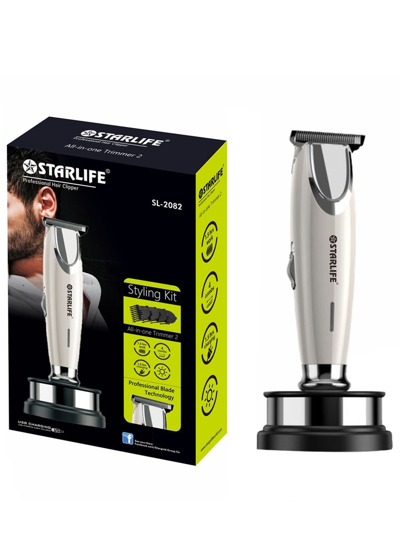 STARLIFE Professional Rechargeable Hair Trimmer And Clipper With 600mAh Lithium Battery  - Image 2