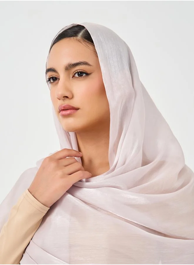 أميرة Amirah Plain Shimmer Design Hijab