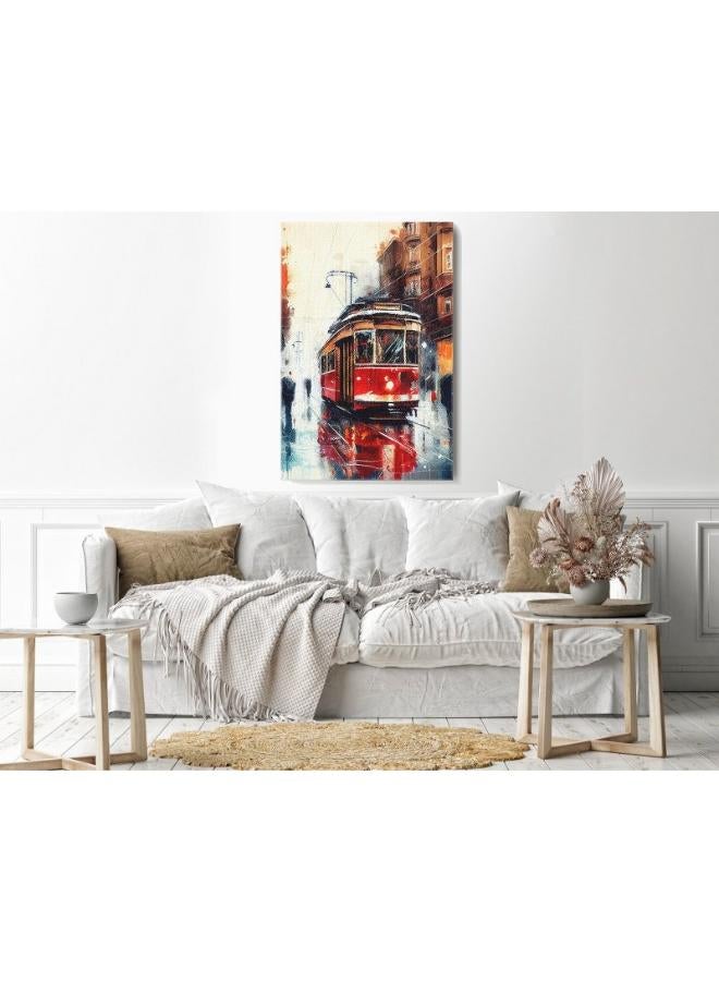 Home Gallery abstract art street hyperdetailed Printed canvas wall art - Image 3